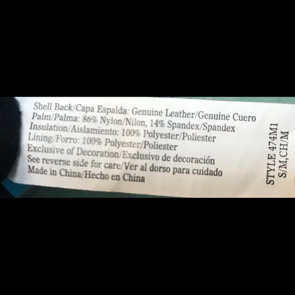 NWT Red touchscreen gloves - Picture 3 of 3